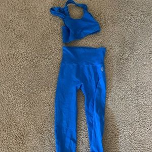 Free people (FP movement) workout set with leggings and sports bra